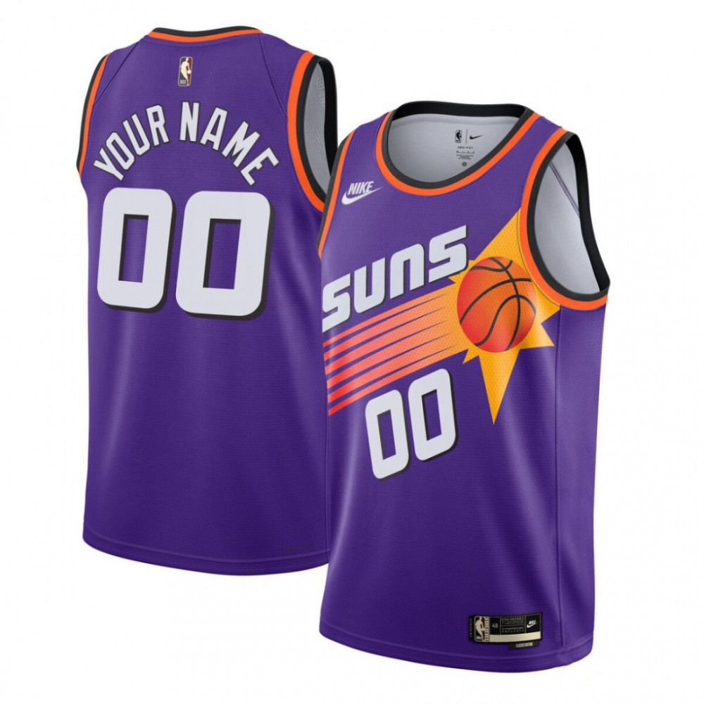 Phoenix Suns Youth Custom Swingman Jersey - Classic Edition - Purple-Pro Kit Vault | Brand New 26/27 Sports Jerseys
